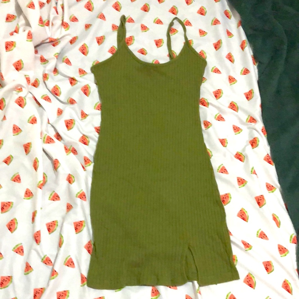 Green super comfortable dress